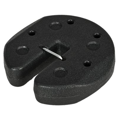Lot de 4 poids de lestage pour tonnelle HDPE noir OUTSUNNY