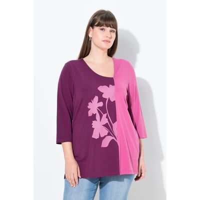 T-shirt en coton bio, motif à fleurs ULLA POPKEN