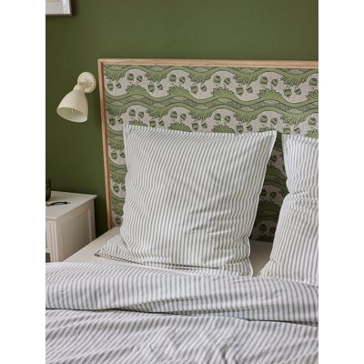 Taie d'oreiller percale de coton lavée "COUTIL" CYRILLUS