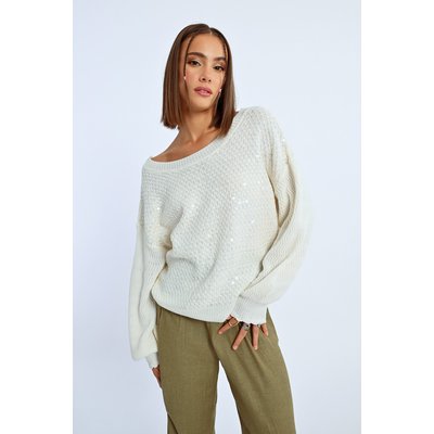 Pull oversize à sequins LILI SIDONIO
