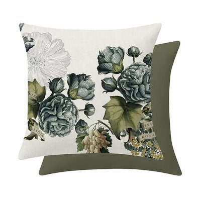 Housse de coussin métis lin & coton Giardino GARNIER THIEBAUT