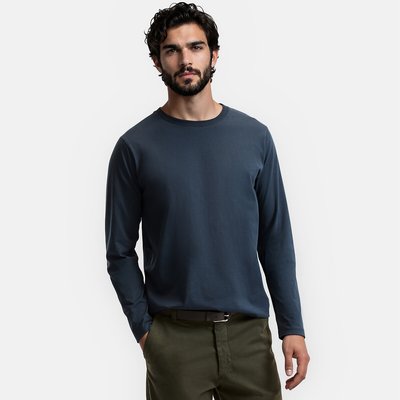 T-shirt col rond manches longues LA REDOUTE COLLECTIONS