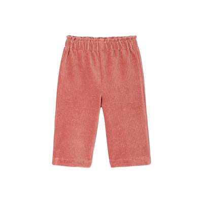 Pantalon bébé en velours forme large VERTBAUDET