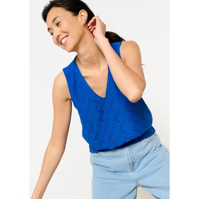 Débardeur en broderie anglaise LOLALIZA