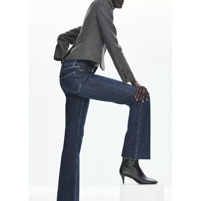 Jean flare taille haute MANGO