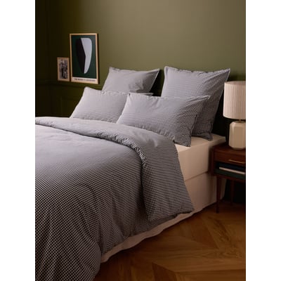 Housse de couette percale de coton "Vichy" CYRILLUS
