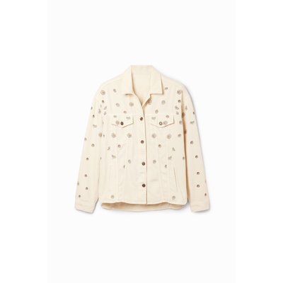 Veste jean marguerites DESIGUAL