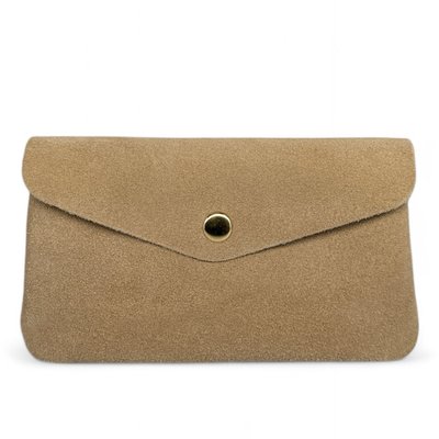 Pochette porte-monnaie en croute de cuir  COMPO SUEDE OH MY BAG