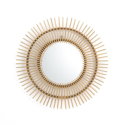 Miroir rotin forme soleil Ø90 cm, Nogu LA REDOUTE INTERIEURS