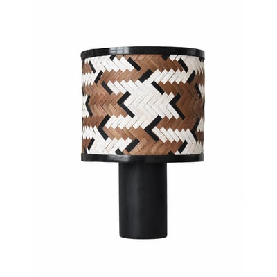 Lampe à poser en bois de chêne et bambou - PHIL MAISON PAVANE