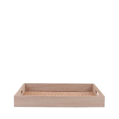 Plateau rectangulaire en rotin 30x40cm ORNAMI