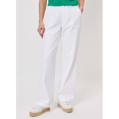 Pantalon droit coton épais uni LINE LA FIANCÉE