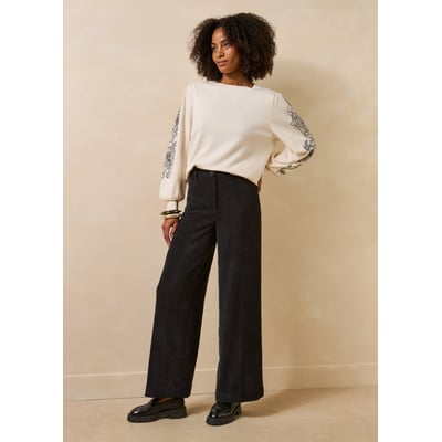 Pantalon large en velours LA FEE MARABOUTEE