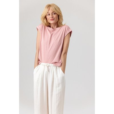 T-shirt manches roulottées coupe oversize BEYZA ARTLOVE