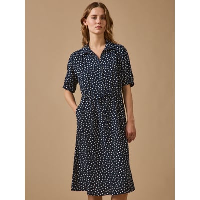 Robe sous genoux  imprimé pois CYRILLUS