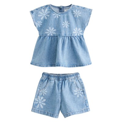 Haut à fleurs et short ensemble NEXT