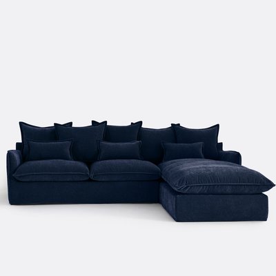 Angle convertible droit polyester chiné, Odna LA REDOUTE INTERIEURS