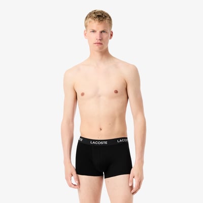 Lot de 5 boxers courts coton stretch LACOSTE