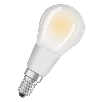 Ampoule Led Sphérique Verre Dépoli Dimmable 4,5=40w Blanc Chaud E14 OSRAM