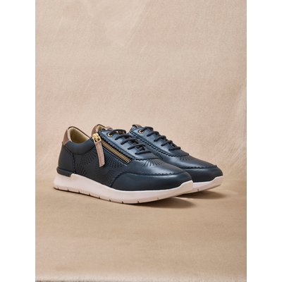 Baskets cuir avec zip semelle amovible PEDICONFORT