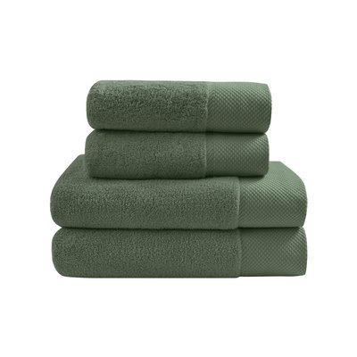 Ensemble de bain 4 pièces Zéro Twist SENSOFT (2 draps de bain + 2 serviettes) SENSEI MAISON
