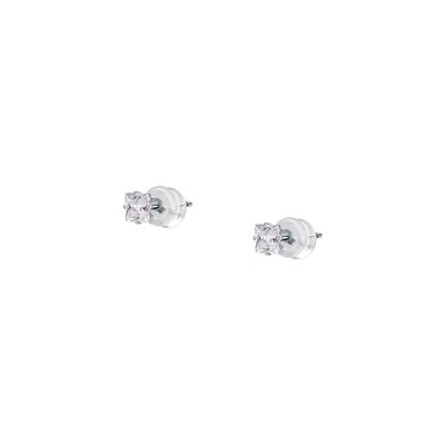Boucles d'oreilles en or 375 et oxyde de zirconium CLEOR
