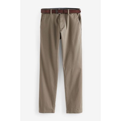 Pantalon Chino Slim Stretch Avec Ceinture NEXT