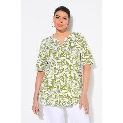 T-shirt à manches courtes et col tunisien ULLA POPKEN