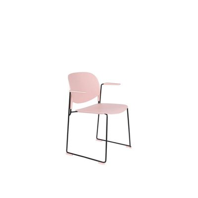 Lot de 4 chaises à accoudoirs stacks - BOITE A DESIGN