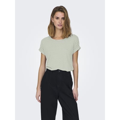 T-shirt à fines rayures, manches courtes ONLY