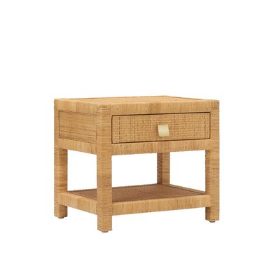 Table de chevet en rotin et cannage SAIGON KOK