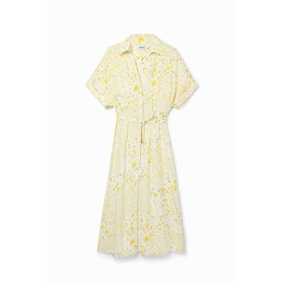 Robe-chemise midi fleurs DESIGUAL