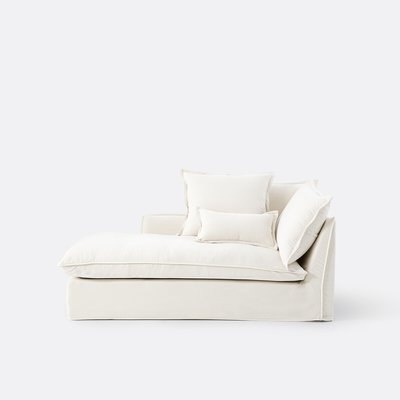 Chaise longue sinistra poliestere chiné, Odna LA REDOUTE INTERIEURS