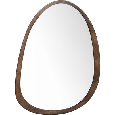 Miroir mural contemporain en bois RECOLLECTION
