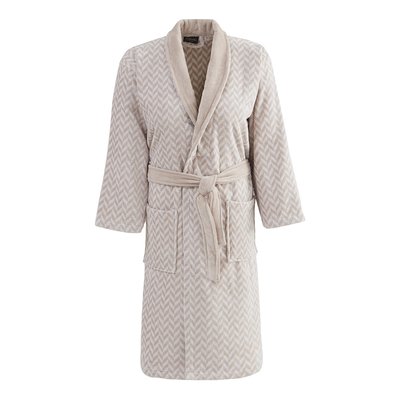 Peignoir col châle velours CHEVRON SENSEI MAISON