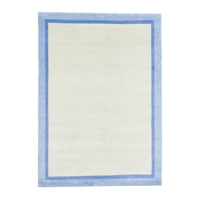 Tapis noué à la main en laine vierge et viscose THEKO