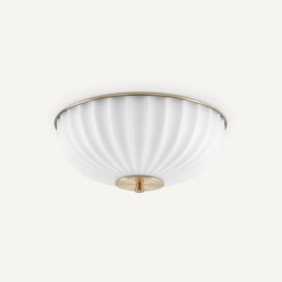 Plafonnier opaline, Canelé AM.PM