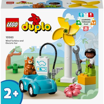 Duplo L'éolienne et la voiture électrique LEGO
