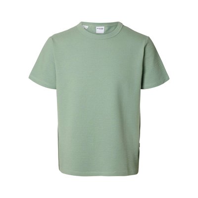 T-shirt coton col rond SELECTED