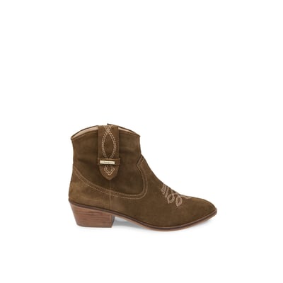 Lady Pointed Suede Ankle Boots LES TROPEZIENNES PAR M.BELARBI