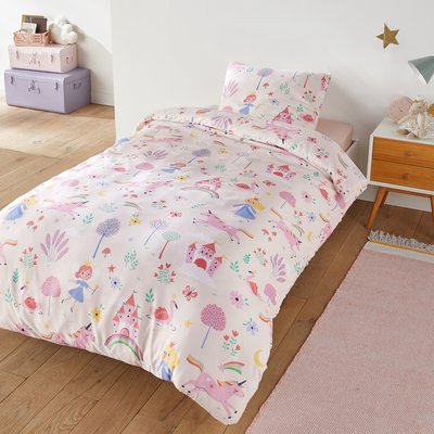 Bedset, gerecycled microvezel, rechthoekig kussensloop SO'HOME