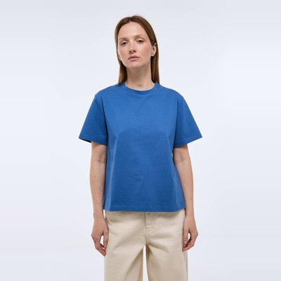 T-shirt manches courtes uni en coton BIO GOTS MONOPRIX