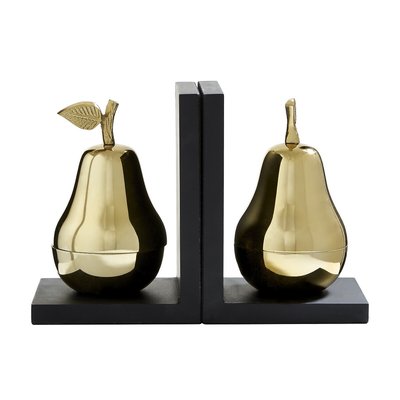 Set of 2 Pear Bookends SO'HOME