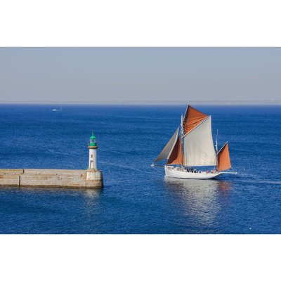 Tableau Sur Verre Synthétique Phare Île De Groix MER CEANOTHE