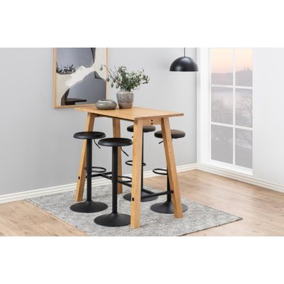 Tabourets de bar réglables et pivotants noirs (lot de 2) - MARCUS HELLIN, DEPUIS 1862