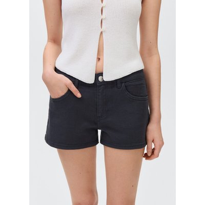 Short jean taille haute MANGO TEEN