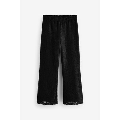 Pantalon évasé orné de dentelle NEXT