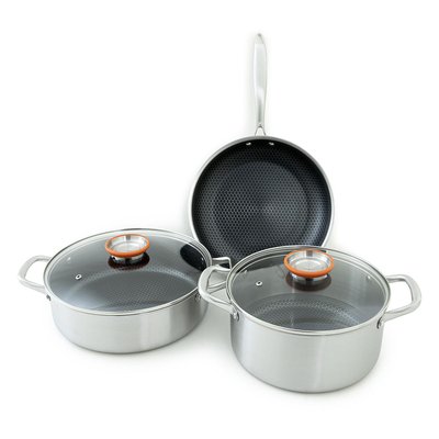 Set de 5 pièces triplex - "Black Cube" LAGUIOLE CUISSON