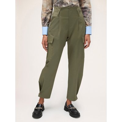 Pantalon cargo en gabardine de coton MOTIVI
