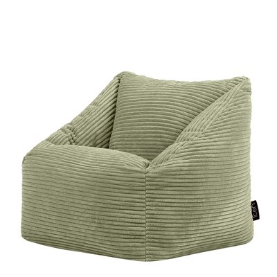 Pouf fauteuil enfant velours côtelé Oeko-Tex® - MORGAN ICON